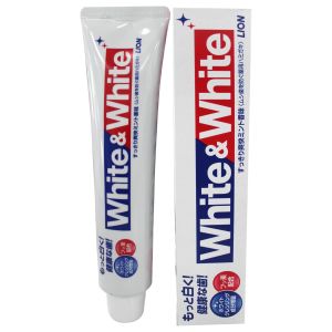 [HCM] KEM ĐÁNH RĂNG WHITE&WHITE LION LÀM TRẮNG RĂNG NGỪA SÂU RĂNG THƠM MIỆNG DÀI LÂU ( TUÝP 150G) - HÀNG NHÂT NỘI ĐỊA