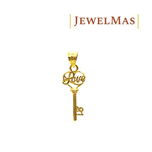 21st key online pendant gold