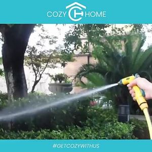 Heavy Duty PVC Garden Hose High-Pressure Spray Flexible Water Hose Free Nozzle & Car Shampoo