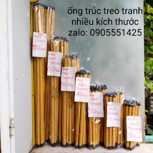 1 bó Ống sáo nhựa / nẹp treo tranh nhiều kích thước : 50cm 60cm và 80cm
