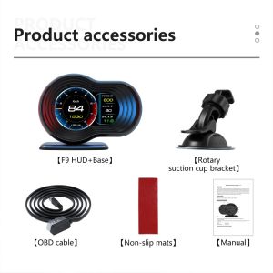 สมาร์ทเกจ P6/P3/F9 PLUS OBD2+GPS เมนูภาษาไทย รับประกัน 3 ปี Smart Gauge เกจวัดรถยนต์ Display meter วัดความร้อน (จัดส่งจากประเทศไทย)