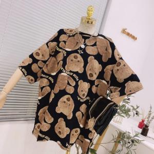 QLshop 🐻🌈น้อนหมีมาแย้วค้าาบบบ เสื้อยืดพิมพ์ลายสุดน่ารัก 💫เนื้อผ้านิ่มเด้งใส่สบายสุดๆ ใส่เที่ยวก็ดีย์⚡️ใส่อยู่บ้านก็โดนใจ