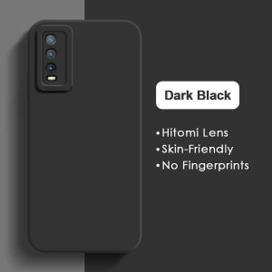 New solid color pupil eye liquid silicone phone case for VIVO Y20 Y20S 20i Y12A Y12S V2026 V2027 protective back cover