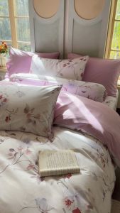 100% Cotton Bedsheet Cooling Breathable Deep Pocket Fitted Sheet Quilt Cover Queen King DELUXE D2