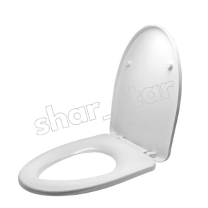 Jangwon Toilet cover seat Comptible with American Standard Toildet Seat / Mall Extra Large Soft-Close Toilet Seat Cover Quiet No-Slam Design / Made in korea
