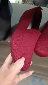 Spring And Summer Shoes WomenS Cloth Shoes Breathable Mesh Shoes Flat-Soled Shoes For Middle-Aged And Elderly Mothers Shallow Single Shoes