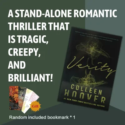 Verity by Colleen Hoover Thriller Psychological suspense Mystery book English Book