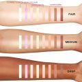 Youngfocus Cosmetics Cream Contour Best 8 Colors and Highlighting Makeup Kit - Contouring Foundation/Concealer Palette - Vegan & Cruelty Free - Step-by-Step Instructions Included. 