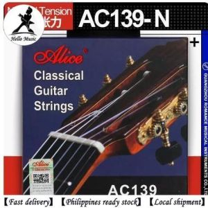 Alice AC139 Classical Guitar Strings Titanium Nylon Light Strings Silver Plated Bronze Sound Mellow