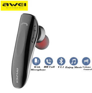 Awei N1 Intelligent Noise Isolating Reduction Wireless Bluetooth V4.1 Hands-Free Headset with Microphone