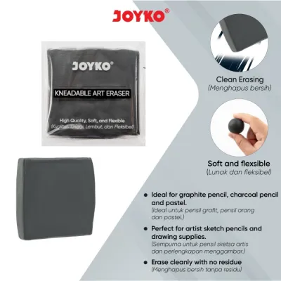 JOYKO Kneadable Art Eraser Penghapus Fleksibel KER-138