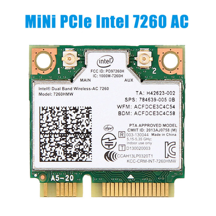 Mbps Wireless Intel Ac Wifi Card Hmw Half Mini Pci E G