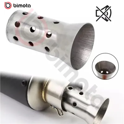 Bimota SC Project Exhaust Muffler Tailpipe Tip Stainless Universal 51mm Motorcycle Exhaust Pipe With Silencer