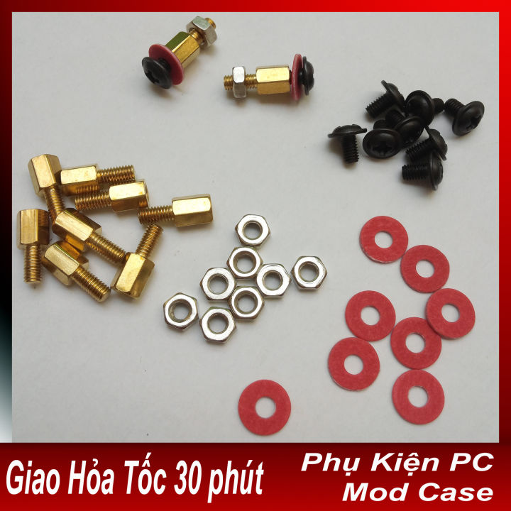 Bộ ốc đế đồng bắt main cho các loại case(9 con) | Lazada.vn