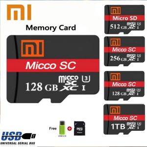 ♥100% sản phẩm gốc + Miễn phí vận chuyển♥Bộ nhớ Xiaomi TF SD Micro thẻ 16GB 32GB 64GB-512GB 1TB cho điện thoại thông minh Adapter