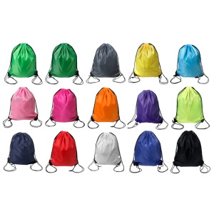 Water Resistant String Bag Quickly Access Reusable Drawstring Backpacks Bag for School Fitness