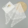 【pretty sunshine】 Women Embroidery Mantilla Catholic Mass Church Veil Lace Traditional Mass. 