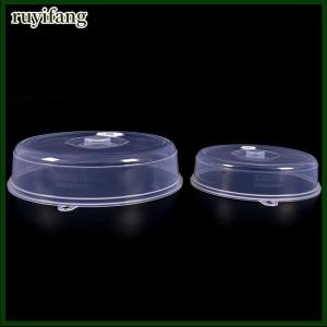 ruyifang Clear Microwave Plate Cover Food Dish Lid Ventilated Steam Vent Kitchen Cooking