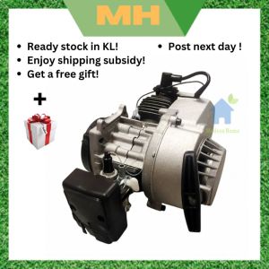 49CC 2 Stroke Engine Complete Set Mini Dirt Bike Motorcycle Mini Scrambler Motor Cross Enjin Starter Poket Bike