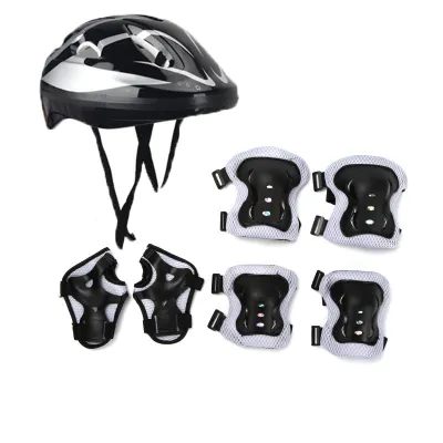 7pcs Kids Outdoor Sports Protector Gear Set KitHelmet Set Protective GearProtective Set For Kids Skateboard Roller