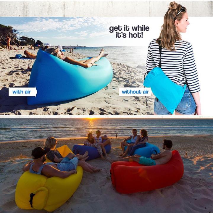 SGFOMO Air sofa Outdoor Inflatable Lounger Wind Inflated Couch