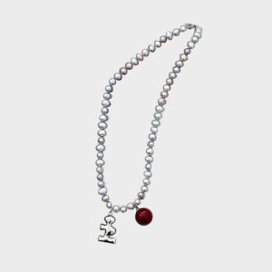 Tagi. Cream Cherry Pearl Necklace สร้อยคอผู้หญิง