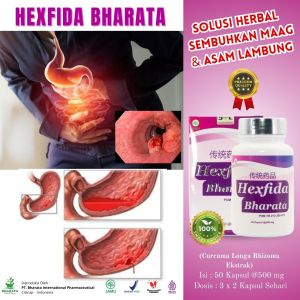 Obat Asam Lambung & Iritasi Lambung || HEXFIDA BHARATA 100% HERBAL