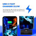 Sạc dự phòng Energizer 4600mAh UE4600PQ - thiết kế nhỏ gọn tiện lợi, tích hợp sạc nhanh 22.5W. 