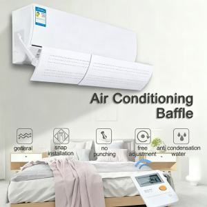 Adjustable Air Conditioner Cover Windshield Air Conditioning Baffle Deflector Baffle Shield