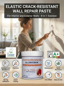 Wall Crack Filler Waterproof Wall Repair Paste Flexible Anti Crack Paint for Interior Exterior Walls Fast Drying Durable Home Improvement Solution
