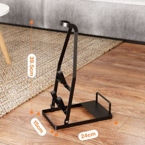 Floor Standing Vacuum Cleaner Storage Bracket Metal Vacuum Cleaner Holder Household Tool Storage Racks for Restaurant Living Room Office