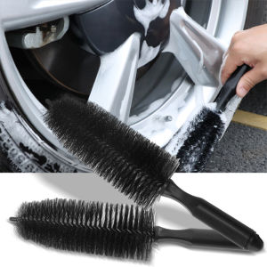 Car Wheel Brush Anti Slip Grip Dense Soft Bristle Gap Brush Tire Engine Compartment Decontamination Car Cleaning Tool