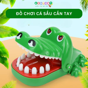 Đồ chơi cá sấu cắn tay cho bé loại to đồ chơi giải trí khám răng cá sấu vui nhộn