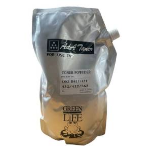 ผงหมึก oki B412 / B432 /B512/472/492/562 สำหรับเติม เอง. บรรจุ 1 กิโลกรัม