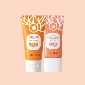 GMEELAN 3PCS Set 1 Minute Exfoliating Gel 50G + Whitening Day Cream 30G + Sakura Underarm Whitening Cream