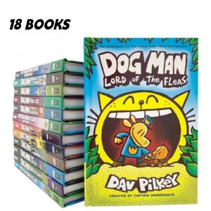 Hardcover 17/18 Books/Set Dog Man Series Books Childrens Collection by Dav Pilkey