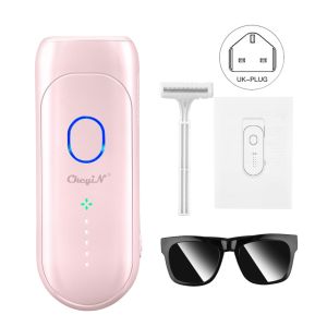 CkeyiN IPL Hair Removal Device5 Modes Ice Cooling System Painless Laser Hair Removal for Face & Body At-Home Use MB006