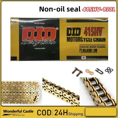 【COD】DID Japan O-Ring Oring Motorcycle Gold Chain 525HV Chain 120 Links Kawasaki Honda Yamaha ER6 V16 Rantai Gold Sama Gred RK JAPAN