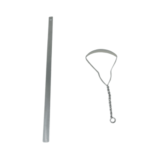 Combo cây cạo lưỡi inox thẳng cạo lưỡi inox tròn