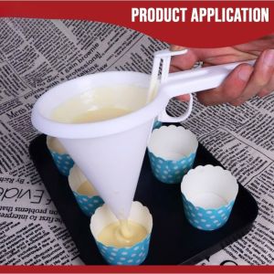 3PCS Adjustable Handheld Baking Funnel Chocolate Cream Batter Dispenser Kitchen Baking Tools