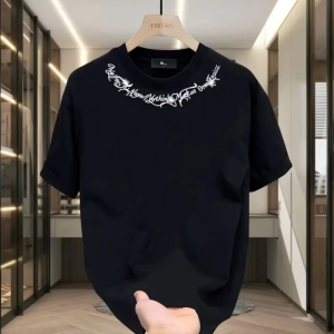 SINRANSINYA丨áo thun nam-Áo thun tay ngắn vải cotton áo phông nam đẹp trai sinh viên trẻ Instagram tay ngắn áo rộng thời trang nam đường phố