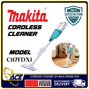 CL117FDX1 Makita Cordless Vacuum Cleaner 10.8V  Compact Powerful and Versatile