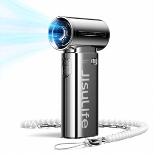 JisuLife Limited Edition CHROME Life9-50 Handheld Hand Fan Life9 5000 mAh 5 Speeds Control 40000 RPM