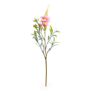 Simulated Silk-Look Plastic Embroidered Ball Bouquet Light & Fresh Plastic Flowers for Wedding Decor