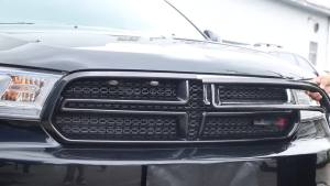 OnlyF U Car Racing Grills Grille Decoration Cover fit for Dodge Durango 2011 2012 2013 2014 2015 2016 2017 2018 2019 2020 Z5Q1T