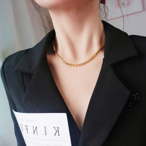 Dây chuyền Vàng Đẹp Bền Sáng Màu Đuôi Phụng Nữ Tính Sang Trọng VANGDAYPHUNG93