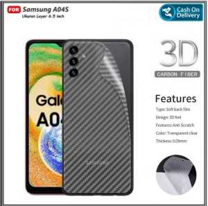 Garskin SAMSUNG GALAXY A04S M34 5G Anti Gores Belakang Carbon Skin Pengiriman Cepat Promo Di Alva