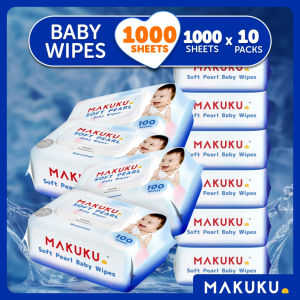 MAKUKU Baby wipes Antibacterial disinfectant cleansing baby Wipe Alcohol-Free baby Product 1000sheets
