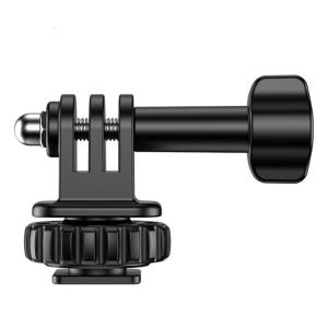 180 ° có thể điều chỉnh gắn camera hành động Adapter cho Chân máy Monopod selfies dính với phổ 1/4inch chủ đề lạnh Giày