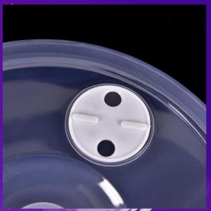 【Greenwind】 Clear Microwave Plate Cover Food Dish Lid Ventilated Steam Vent Kitchen Cooking